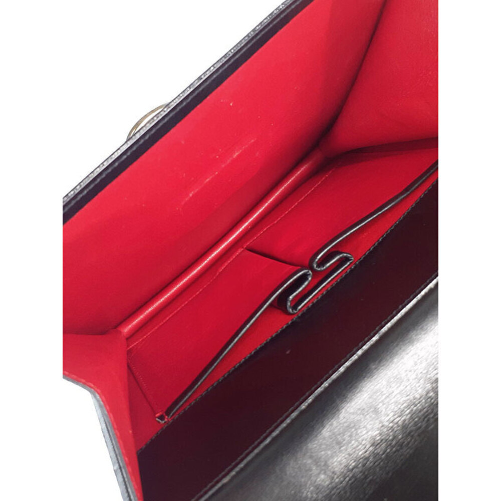 Celine Black Leather Top Handle Bag - Picture 3 of 9